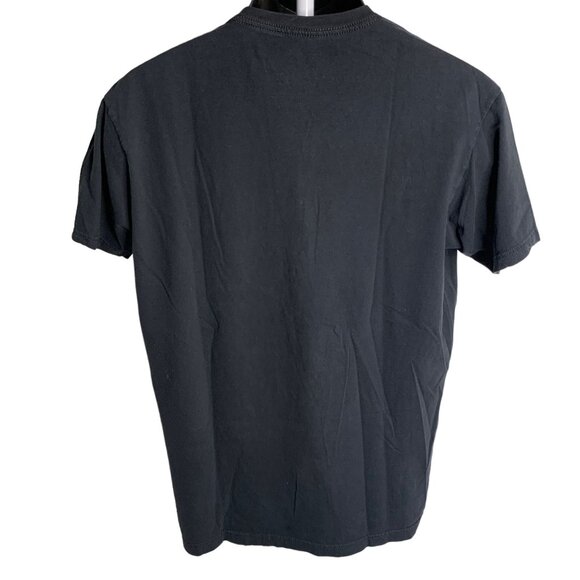 Hurley Crewneck Short Sleeve T Shirt M Black Graphic Cotton Pullover Skate Surf - Picture 4 of 6